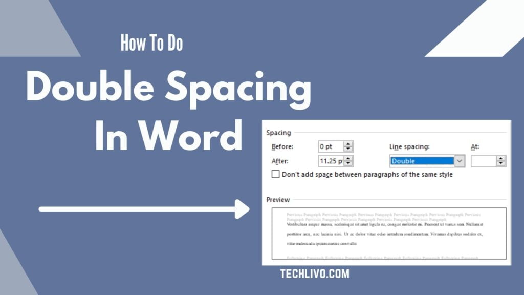 How To Do Double Spacing In Ms Word All Versions
