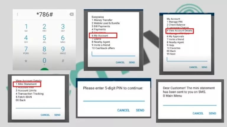 how to check easypaisa account transaction history