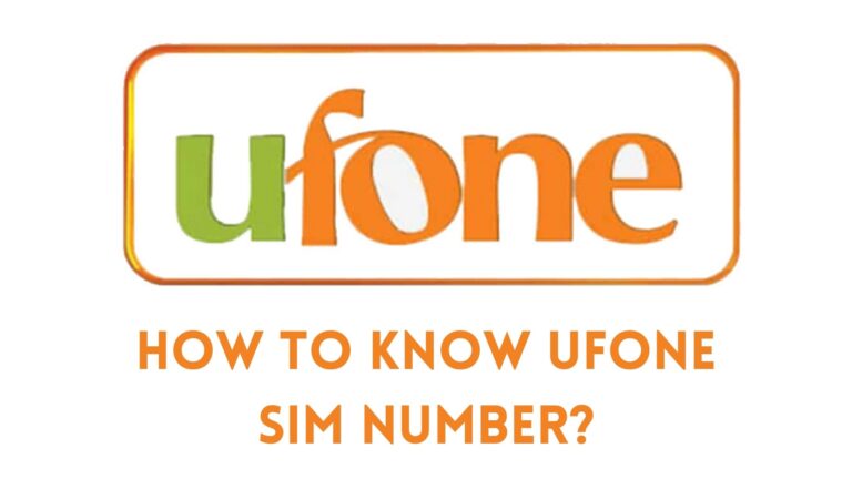 How to Know Ufone SIM Number