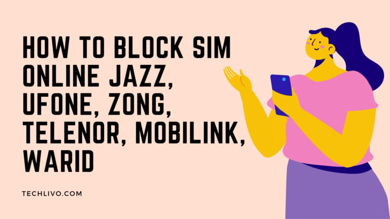 How to Block Sim Online Jazz, Ufone, Zong, Telenor, Mobilink, Warid