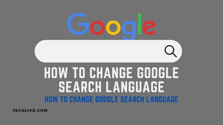 How to Change Google Search Language