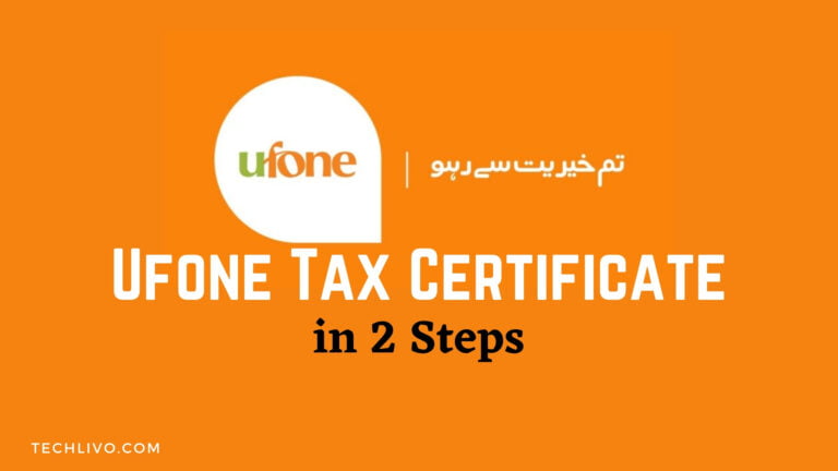 ufone-tax-certificate