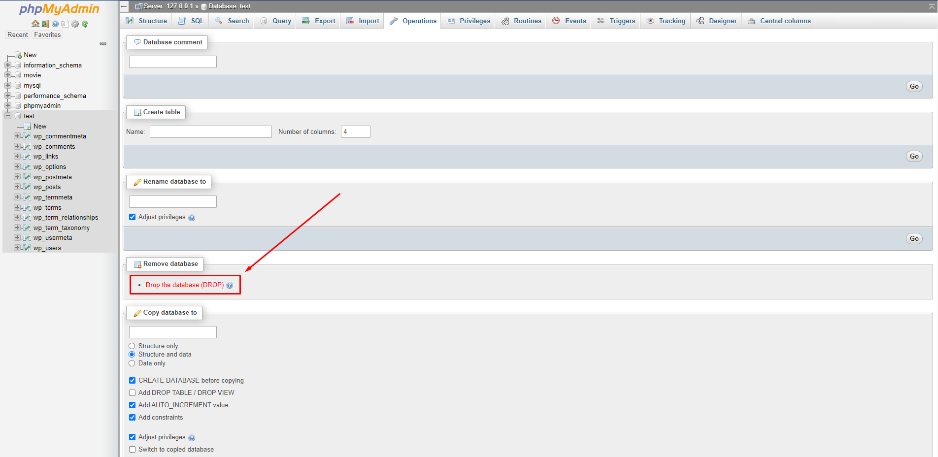 How To Delete a Database From phpMyAdmin In 3 Steps