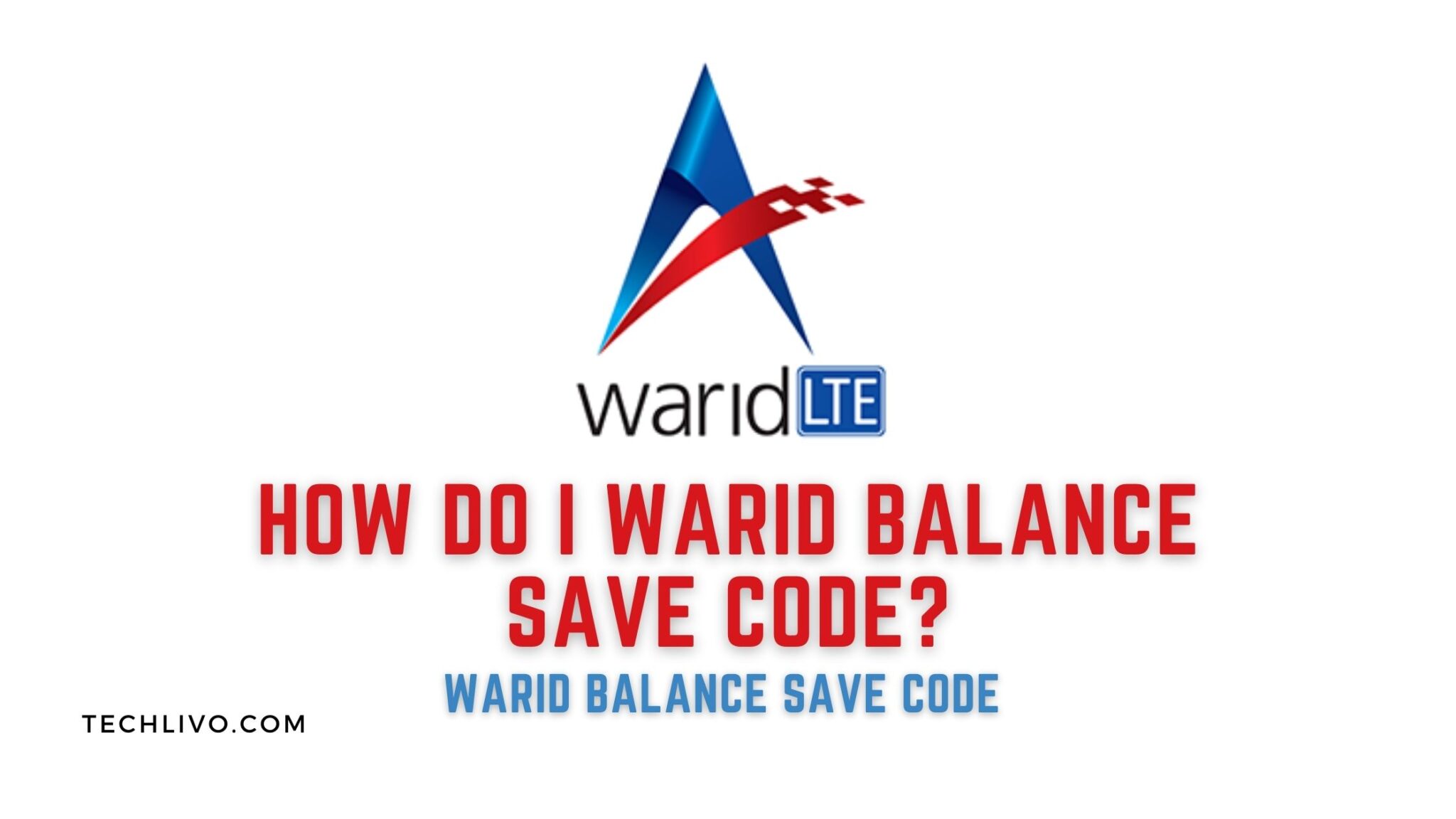 Null Balance Save Code A Quick Way to Save Warid Balance - Save Code 2026
