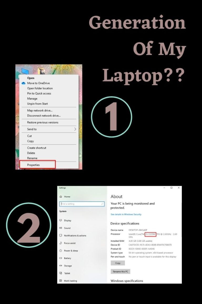 How Check Pc Generation How To Check Generation Of Laptop In Windows - 2 Ways