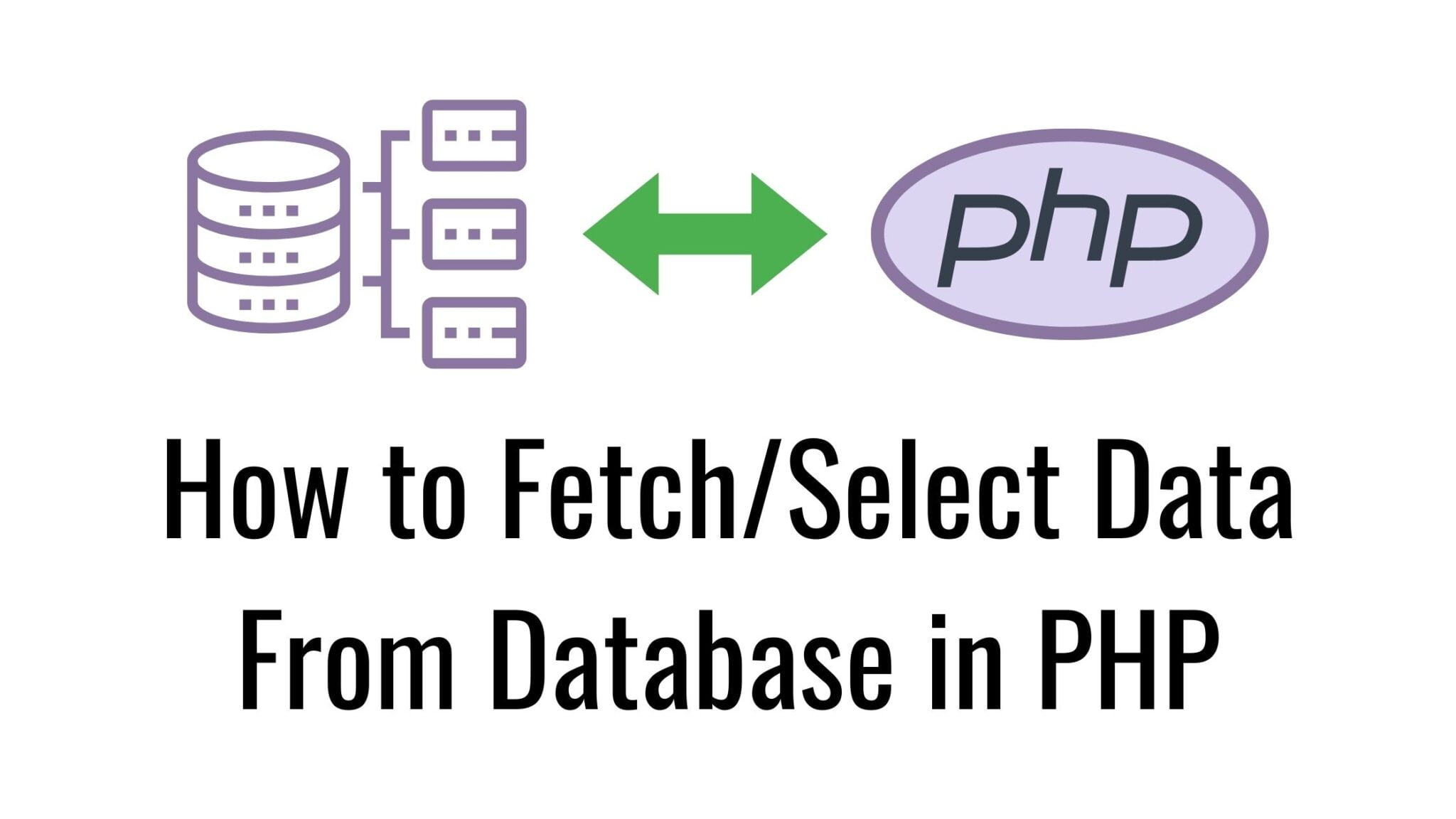 3 Easy Methods to Fetch Data From Database in PHP