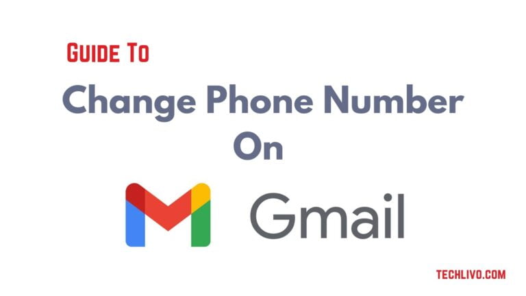 how to change number on gmail