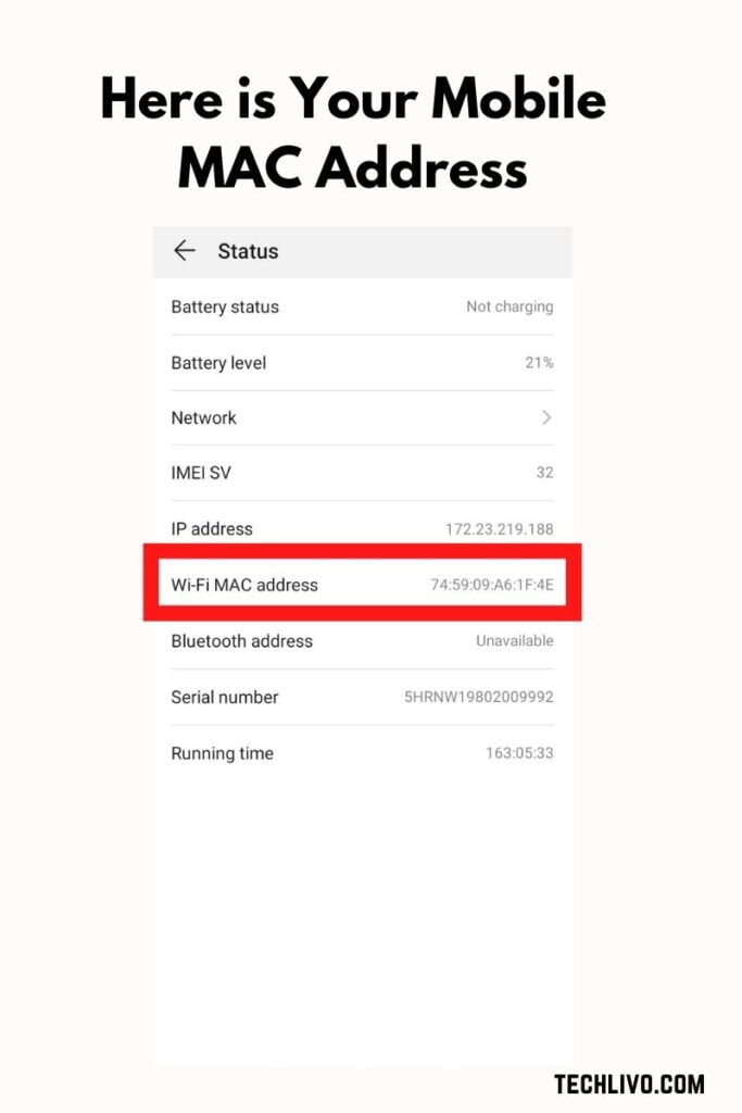 Device Address How To Check Mobile MAC Address Of All Devices