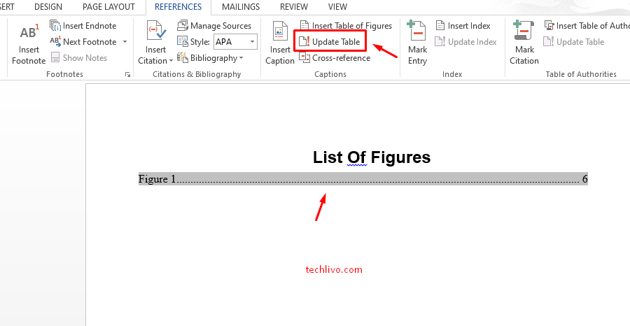 How To Add List Of Figures In Word (Guide With Pictures)