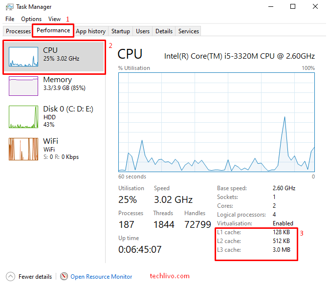 How To Check System's Cache Memory In Windows 10