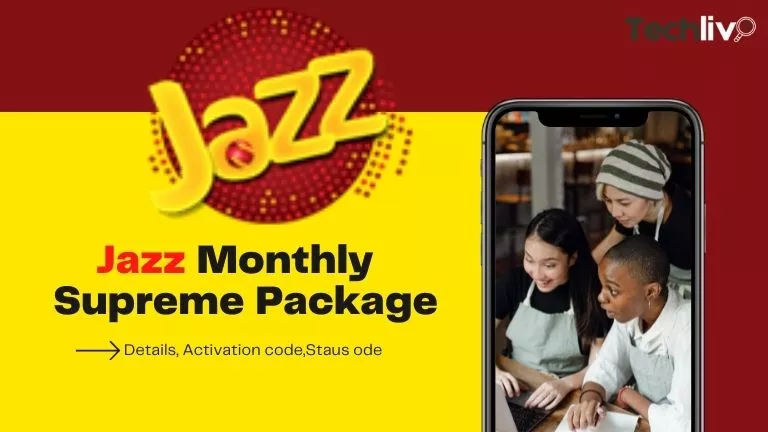 Mobilink Jazz Monthly Supreme Package code