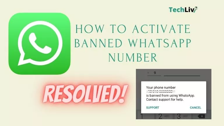 how to activate banned whatsapp number