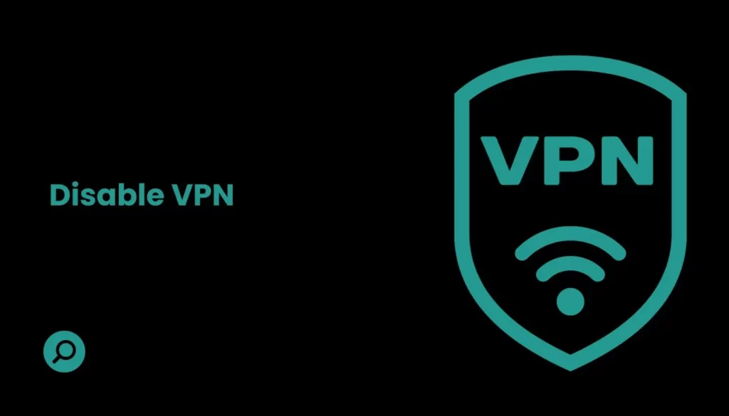 disable vpn