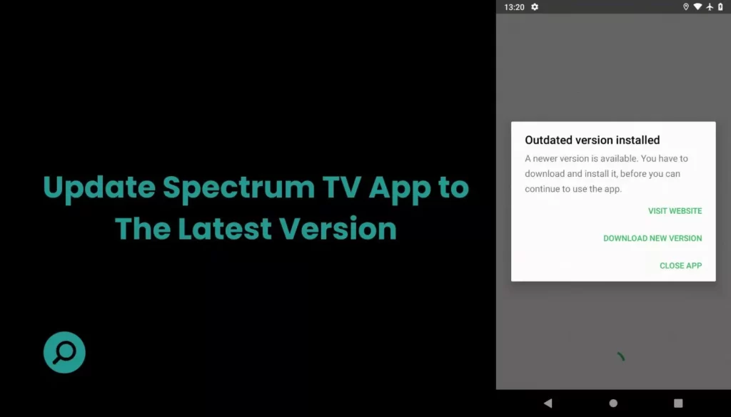 update spectrum tv app to the latest version