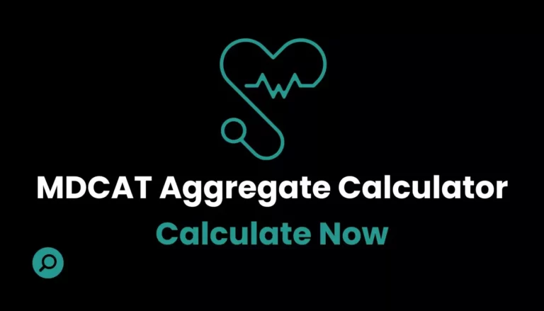 mdcat aggregate calculator