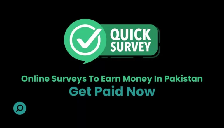 online surveys to earn money in pakistan