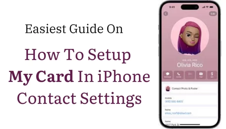 setup my card in iphone