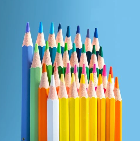 coloured pencils