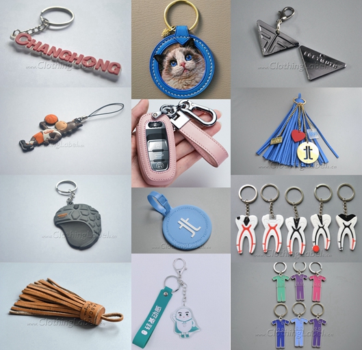 different types of keychains