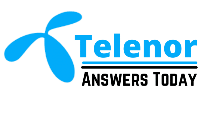 My Telenor App Answer Today Pakistan