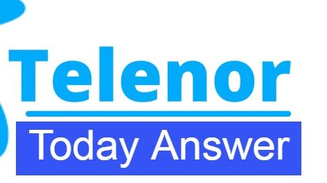 My Telenor App Answer Today Pakistan